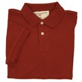George & Martha Men's Red Cincinnati Pique Polo Shirt
