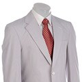 Alexander Julian Men's Brown-grey Pincord Suit
