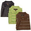 Andrew Fezza Men's Striped Short-sleeve Polo Shirt
