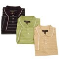 Andrew Fezza Men's Striped Short-sleeve Polo Shirt