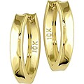 10k Yellow Gold Huggie Hoop Earrings