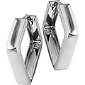 10k White Gold Huggie Earrings
