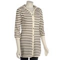 Dolce Cabo Women's Stripe Hooded Cardigan