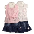 Coney Island Infant Girls 2-piece Denim Skort Set