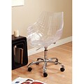 Clear Crystal Grid Chair
