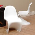 Flowform Children's Stackable White Chairs (Set of 2)