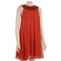 SDII Women's Pleated Rhinestone Dress