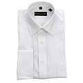Trump Men's French Cuff Blue Pearl Dress Shirt