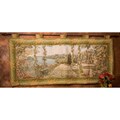 Howard Behrens 'Lake Como' Wall Art Tapestry with Rod