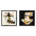 Maxine Price 'Directions' 2-piece Framed Art Set
