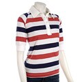 Verdina Ladies 3/4-sleeve Stripe Golf Polo