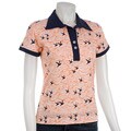 Verdina Ladies Swallow Print Polo Shirt