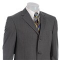 Kenneth Cole Men's Grey Shadow Stripe 2-piece Suit