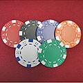 1000 Dice Striped Clay Composite Poker Chips