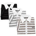 RG512 USA Men's Striped Short-sleeve Polo Shirt
