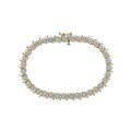 10k Yellow Gold 1/2ct TDW Diamond Tennis Bracelet (I-J, I2-3)