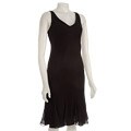S.L. Fashions Lattice Back Evening Dress