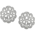 14k Gold 1/2ct TDW Diamond Flower Clip Earrings (H-I-J, I1-2)