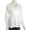 To The Max Center Women's Front Tab Cotton Shirt