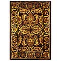 Hand-tufted Classic Golden Jaipur Wool Rug (2' x 3')