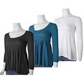 Energie Juniors 3/4-sleeve Tie Back Tunic Top