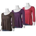 Energie Juniors 3/4-sleeve Tie Back Tunic Top