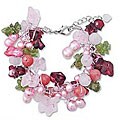 Pearl/ Rose Quartz Bracelet 'Sea Treasure' (Thailand)