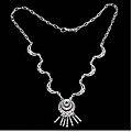 'Andean Moons' Sterling Silver Necklace (Peru)