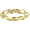 18k Yellow Gold Twisted Miligrain Ring