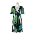 JFW Black and Green Missy Dress