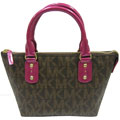 Michael Kors Jet Set Monogram Leather Small Tote