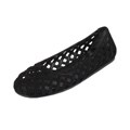 Prada Black Suede Woven Flats