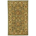Hand-spun Antiquities Gem Wool Rug (2' x 3')