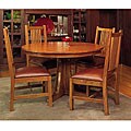 Mission Solid Oak 5-piece Dining Set