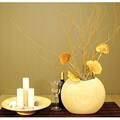 14-inch Bamboo Circle Vase and Candle Tray