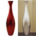 44-inch Tall Egret Floor Vase and Birch Branches