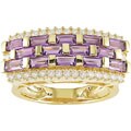 14k Gold Amethyst 1/2ct TDW Diamond Ring (I-J, I2-3)