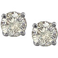 14k White Gold 2/5ct TDW Diamond Stud Earrings (J-K, I2)
