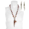 Crazy Jungle Wear Necklace and Earring Set