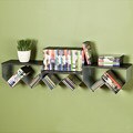 'Stair Step' Media Storage Shelf