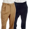 Nautica Men's Wool Double Pleat Pants