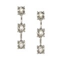 14k White Gold 1/10ct TDW Diamond Earrings