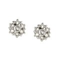 14k White Gold 1/10ct TDW Diamond Earrings