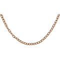 18k Pink Gold Filigree Rolo Chain Necklace