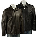 Izod Men's Rugged Lamb Leather Jacket