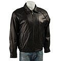 Izod Men's Raglan Sleeve Lamb Leather Jacket
