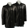 Izod Men's 3/4-length Lamb Leather Jacket