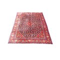 Persian Mahal Hand-knotted Navy Wool Rug (9'5 x 12'6)