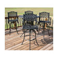 Nassau 5-piece Bar-height Patio Dining Furniture Set