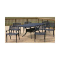 Nassau Black 7-piece Patio Dining Furniture Set